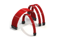 Colorful Mod Sleeved Extension Cable Combo - Red