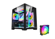 WJ CoolMan Lonely Brave Man 4xFans Gaming Case - Black