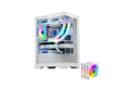 WJ CoolMan Prism Mini 3xFans Gaming Case - White