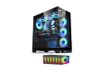 WJ CoolMan Prism PRO 7xFans Gaming Case - Black