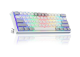 SOLAKAKA SK961 61% Wireless RGB Mechanical Gaming Keyboard - Greywhite - Brown Switch