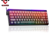 AULA HERO68 HE 8K Magnetic Switch Keyboard - Red Contours