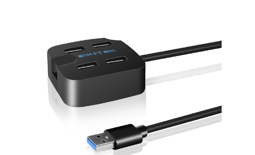 Light Weight USB 3.0 Hi-Speed 4 Ports USB Hub With Mobile Phone Holder ...